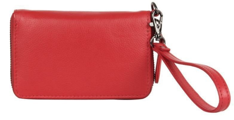Petite Wristlet — Crimson